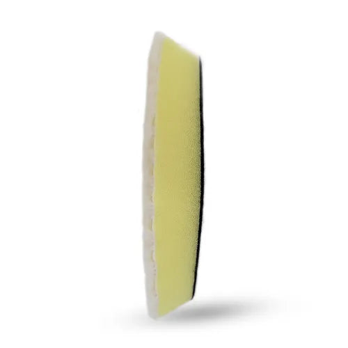 Yellow Foamed Wool Pad With Maximum User Comfort 7"