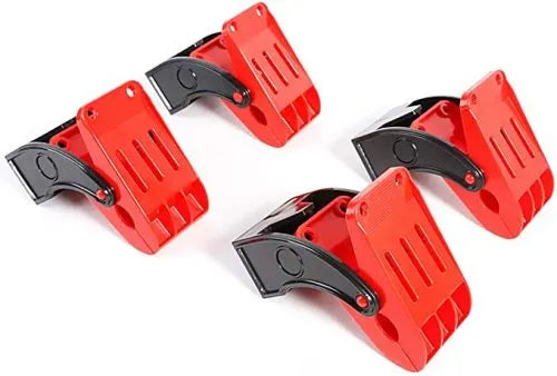 Floor Mat Cleaning Clamps 2.8 inch, Carpet Wash Hanging Clips Pack of 4