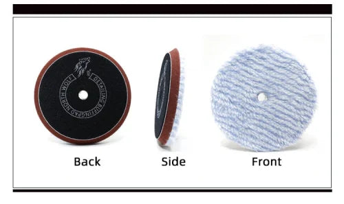 NORTHWOLF 3 INCH BLUE & WHITE HYBRID WOOL PAD