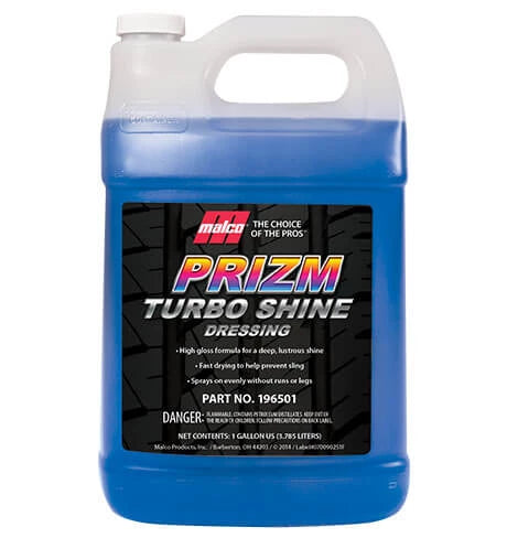 MALCO PRIZM TURBO SHINE DRESSING FOR TYRES GALLON