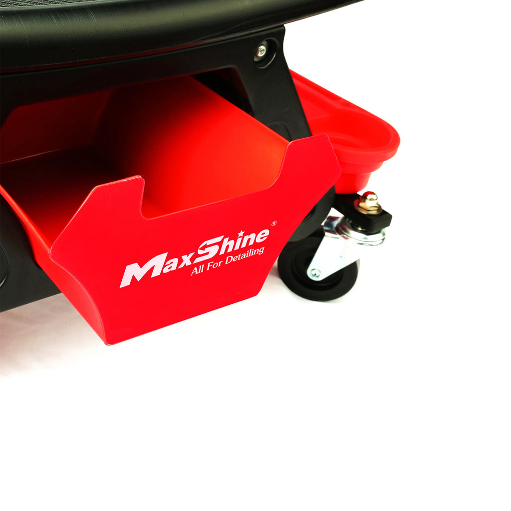 Max Shine Sit-On Detailing Creeper With Bottle Holders