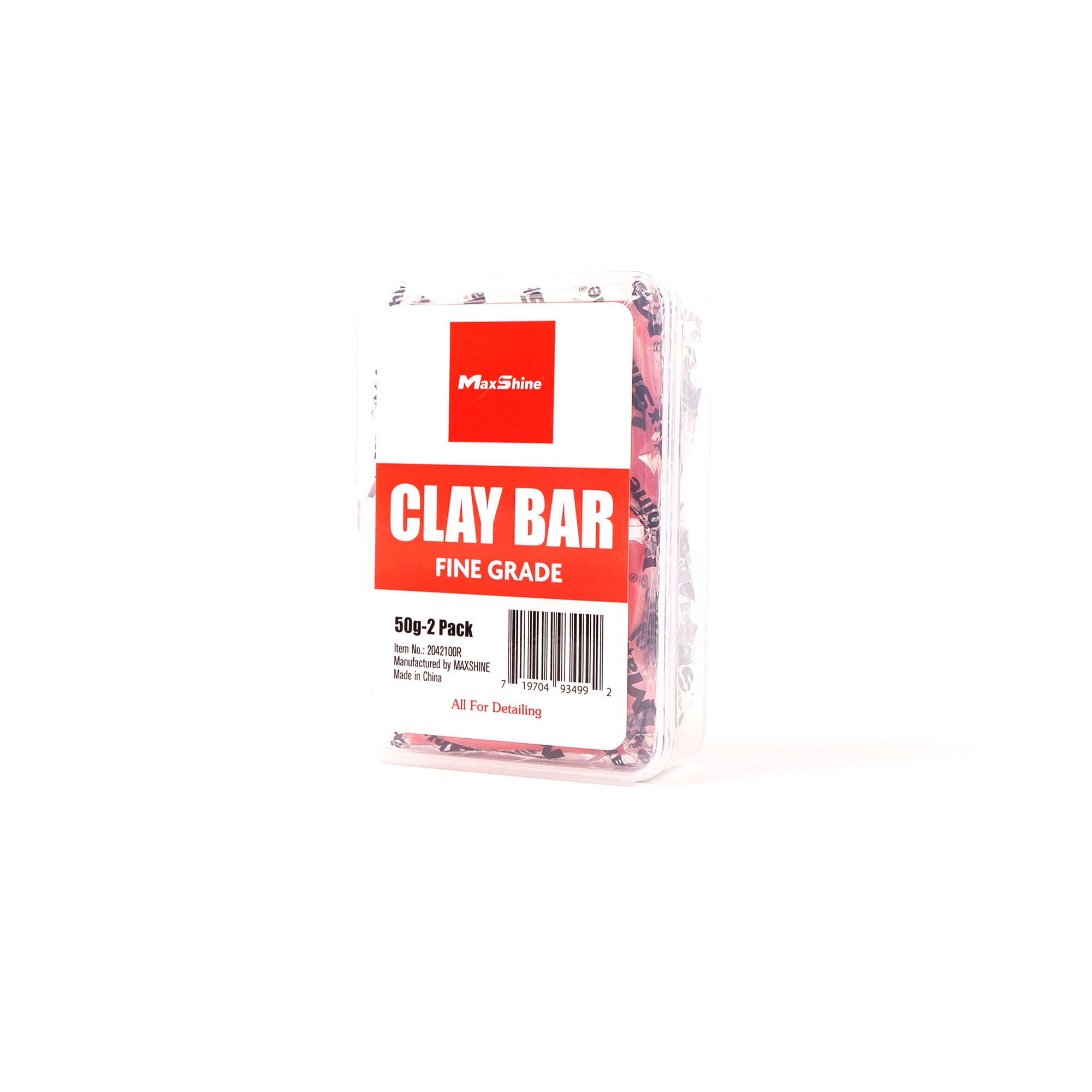 MAXSHINE CLAY BAR 2 PACK 100G (2X50G)-Fine Grade
