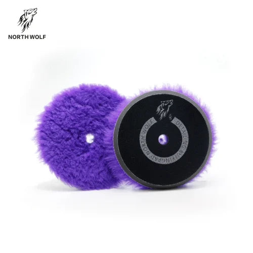 NORTHWOLF 5 INCH PURPLE WOOL BUFFING PAD (CUTTING PAD)