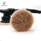 NORTHWOLF 5 INCH RED & WHITE LAMBS WOOL PAD