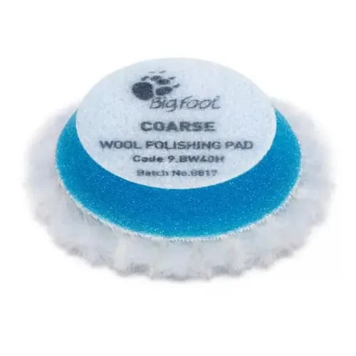 RUPES DA (9.BW40H) COARSE BLUE WOOL COMPOUNDING PAD 30/45MM (Pack of 4)