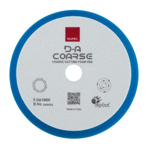 RUPES DA (9.DA180H) COARSE CUTTING FOAM PAD Ø 150/180MM (BLUE)