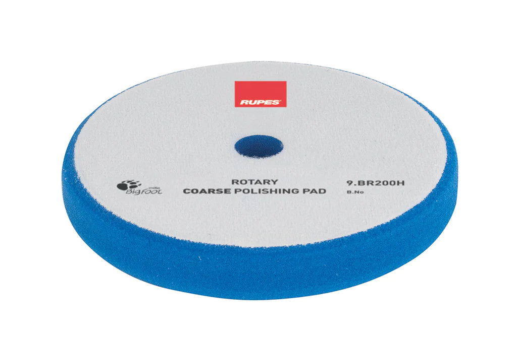 RUPES (9.BR200H ) ROTARY COARSE FOAM POLISHING PAD 175/180 MM (BLUE)