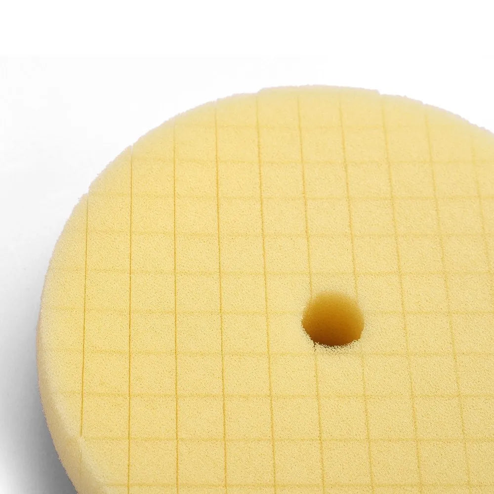 Maxshine Cross Cut Foam Pad - Yellow Polishing - 3 inch